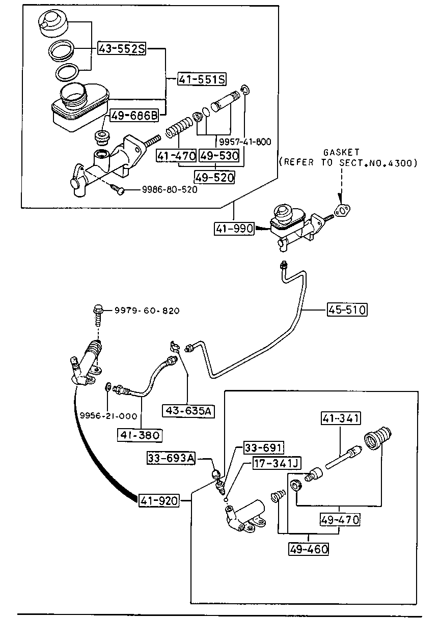 Clutch Release Master Cylinders