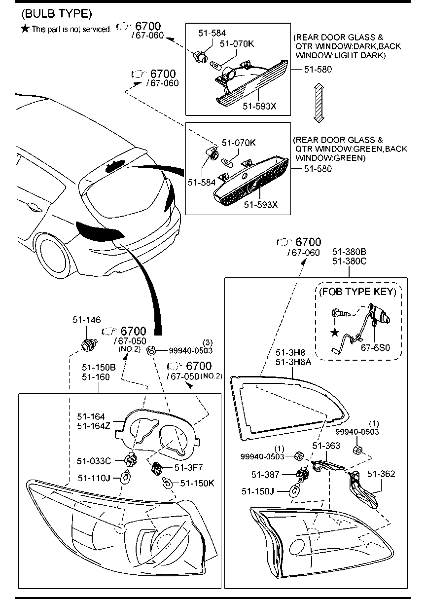 Rear Combination Lamps