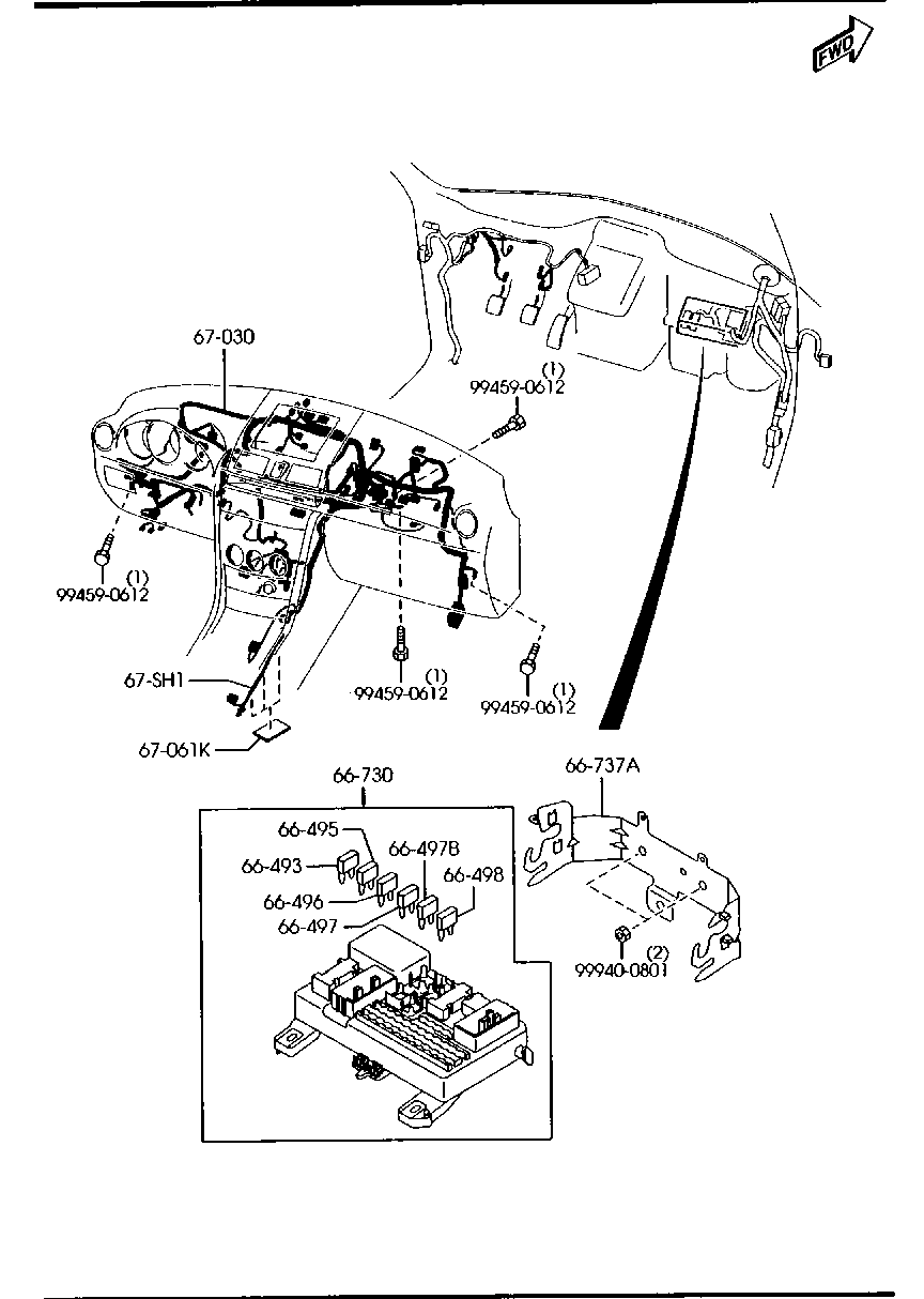 Dashboard Wiring Harnesses