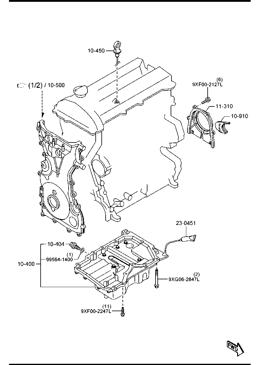 Oil Pan & Timing Cover