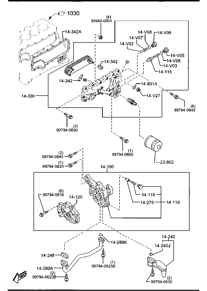 Oil Pump, Filter