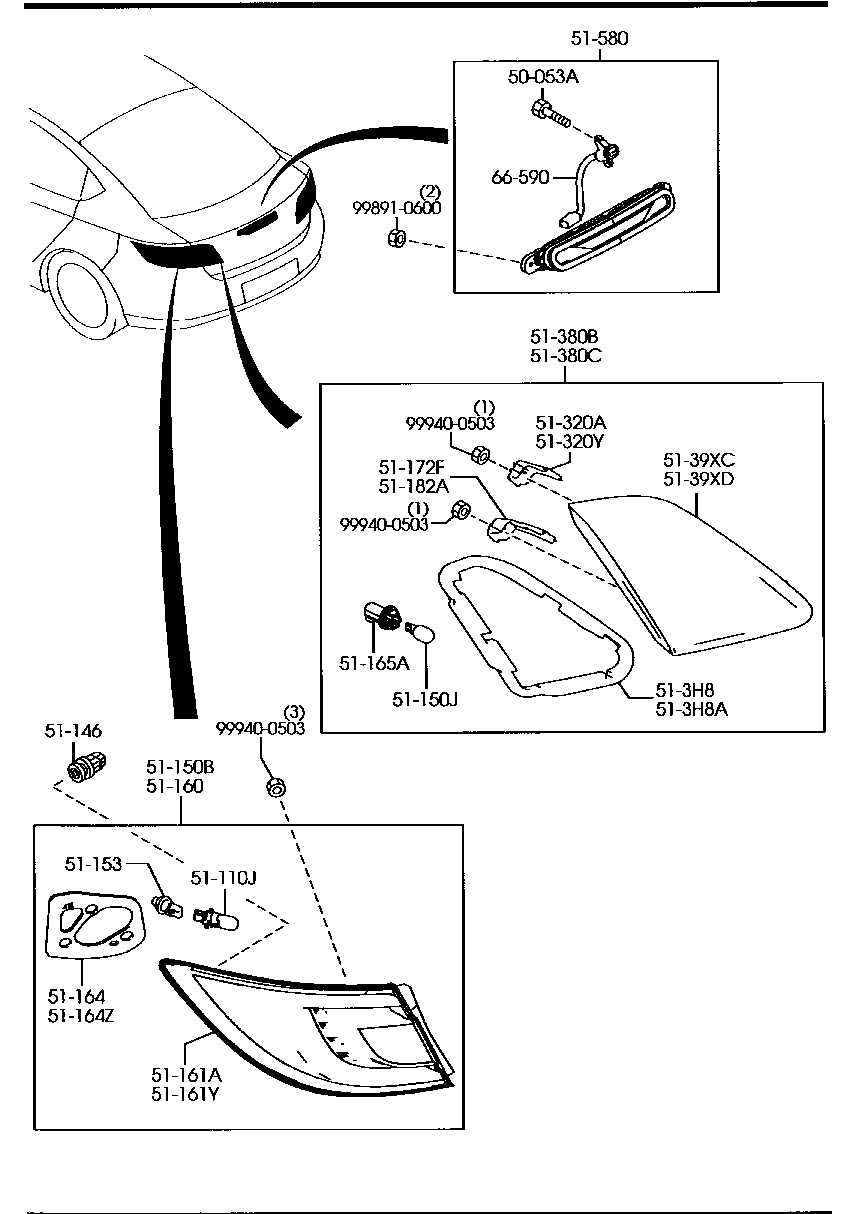 Rear Combination Lamps