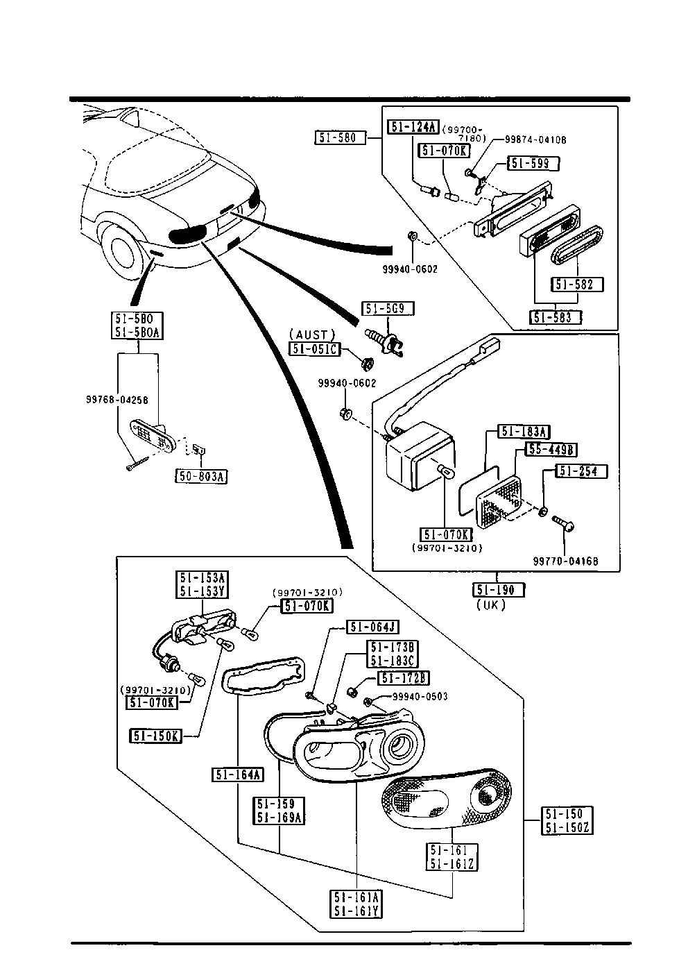 Rear Combination Lamps