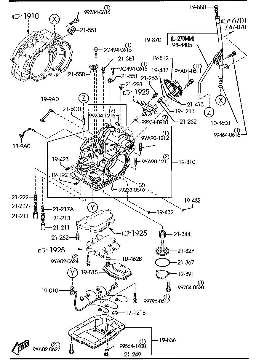 Transmission Case & Main Control System