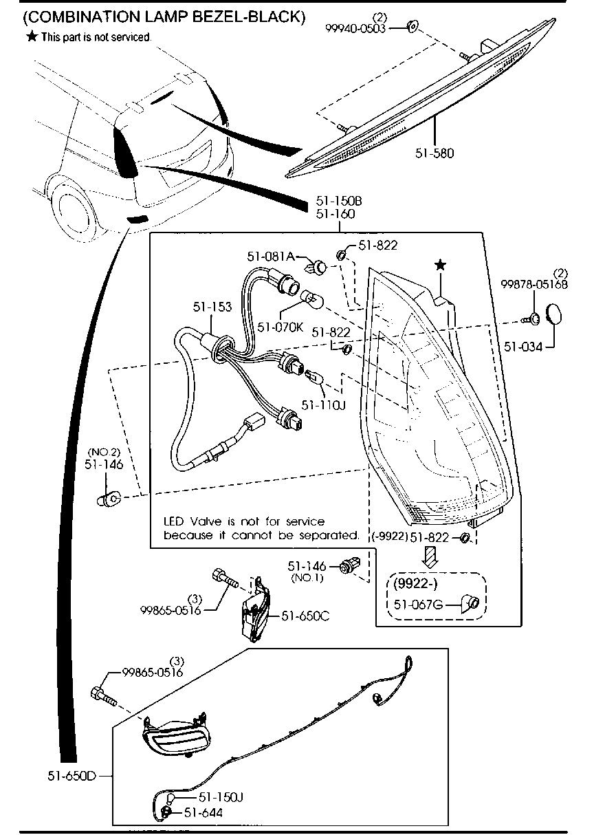 Rear Combination Lamps
