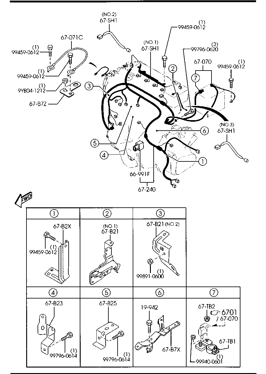 Engine Transmission Wiring Harnesses