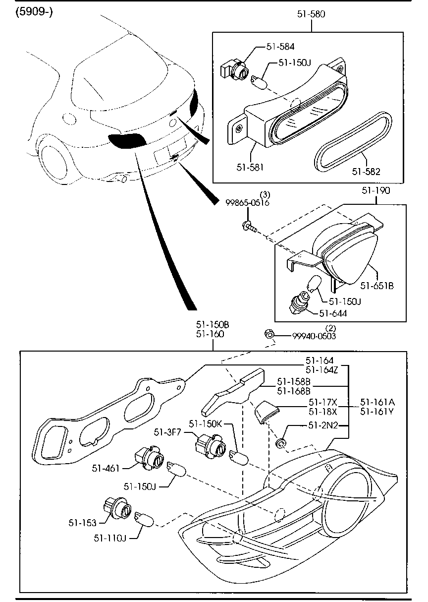 Rear Combination Lamps