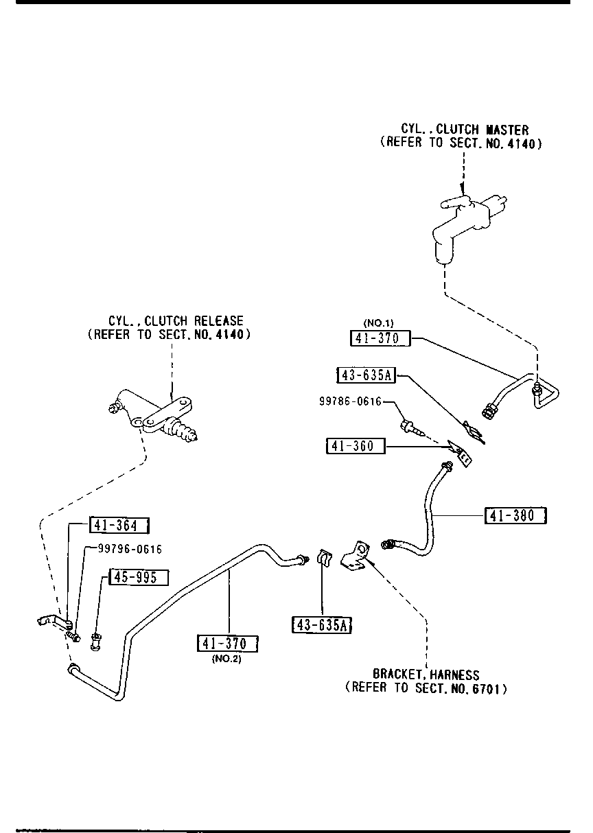 Tuberías de embrague
