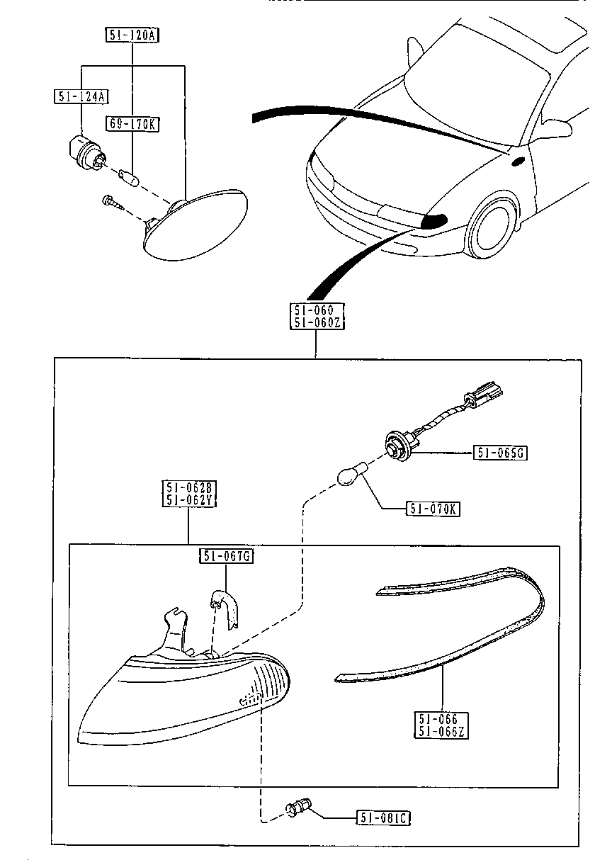 Front Combination Lamps