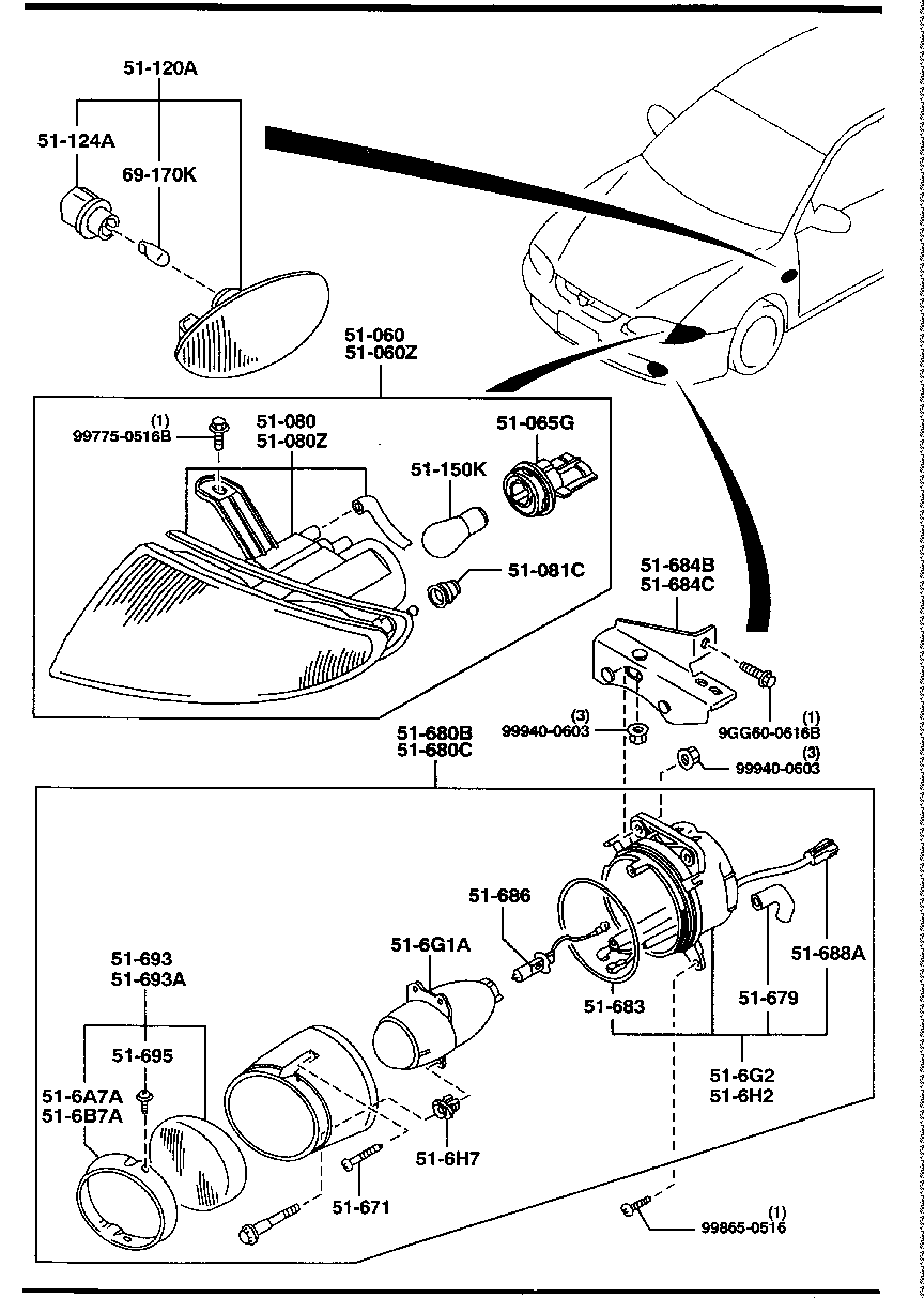 Front Combination Lamps