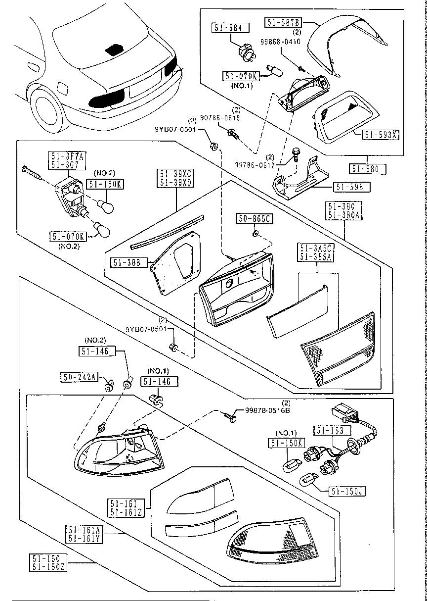 Rear Combination Lamps