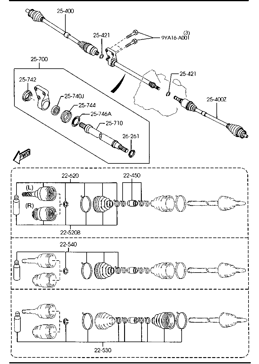 Front Drive Shafts