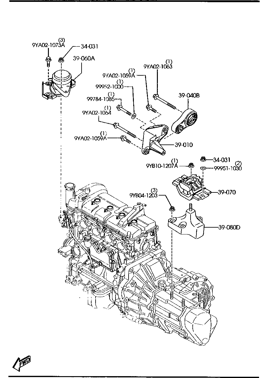 Engine & T/Mission Mountings