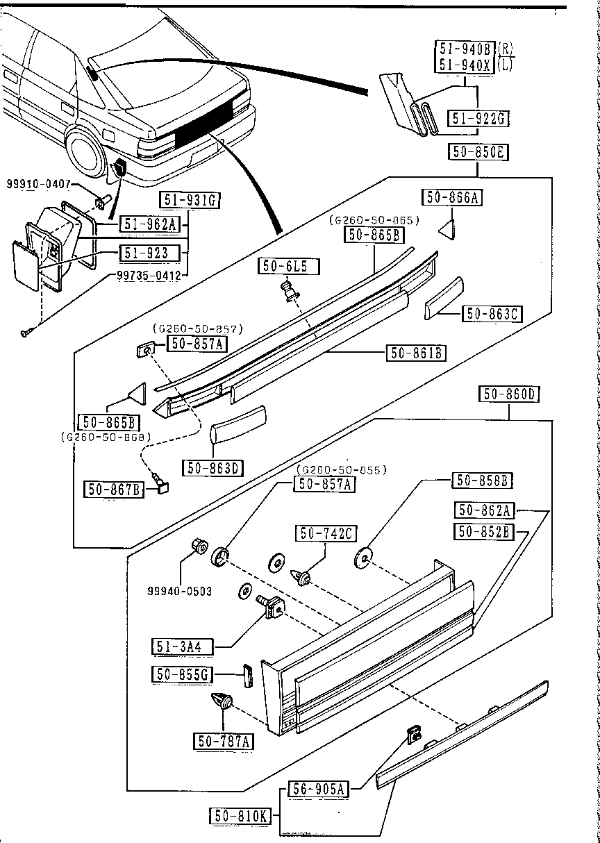 Rejillas de capó y extractores