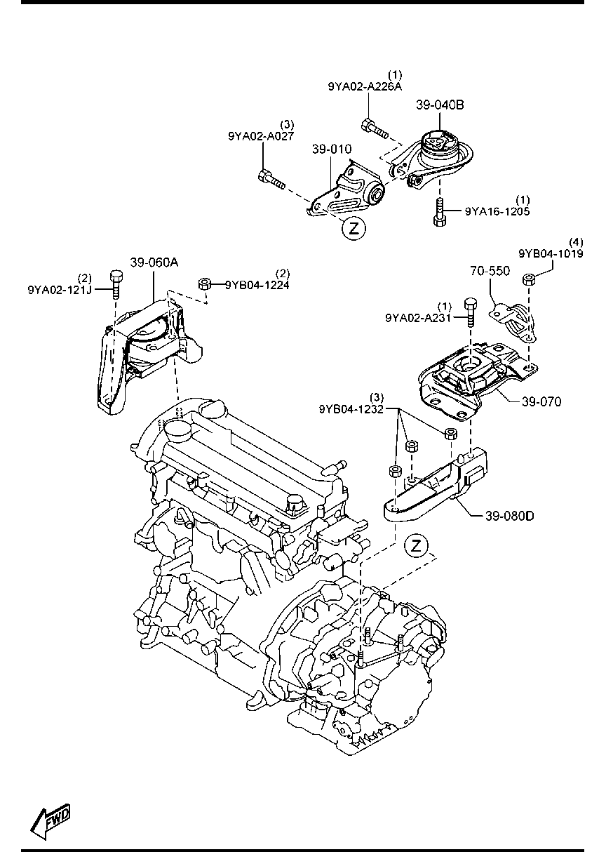 Engine Transmission Mountings