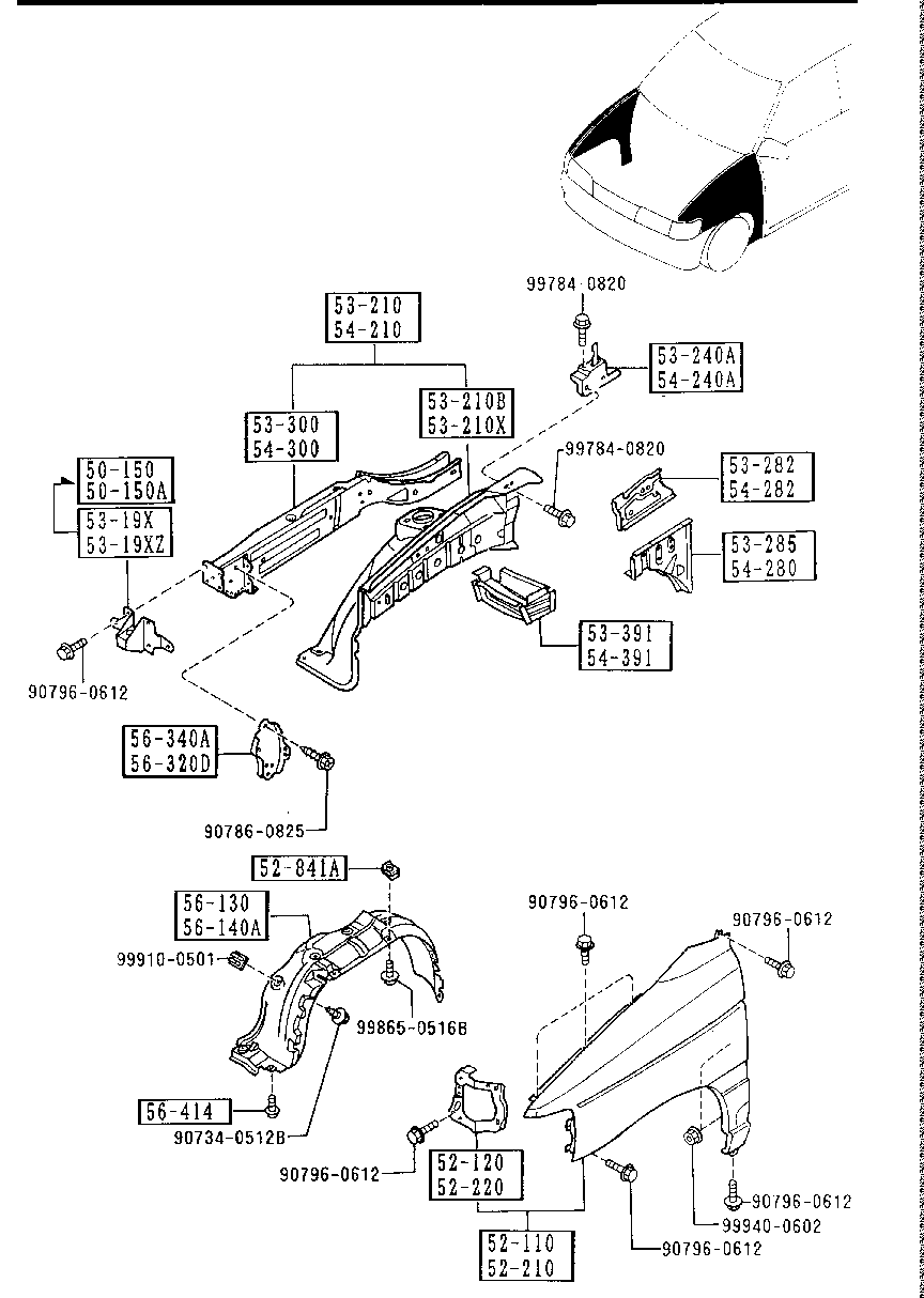 Fender & Wheel Apron Panels