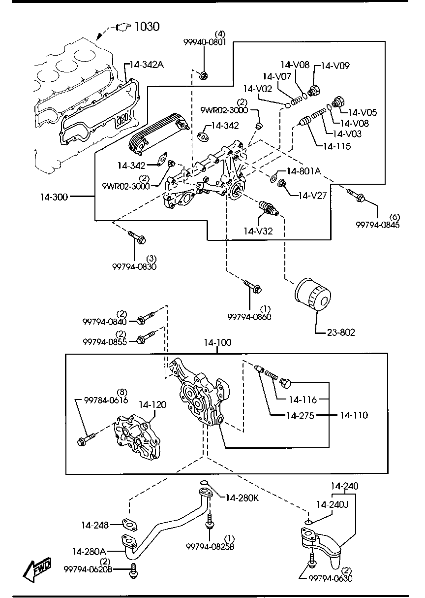 Oil Pump, Filter