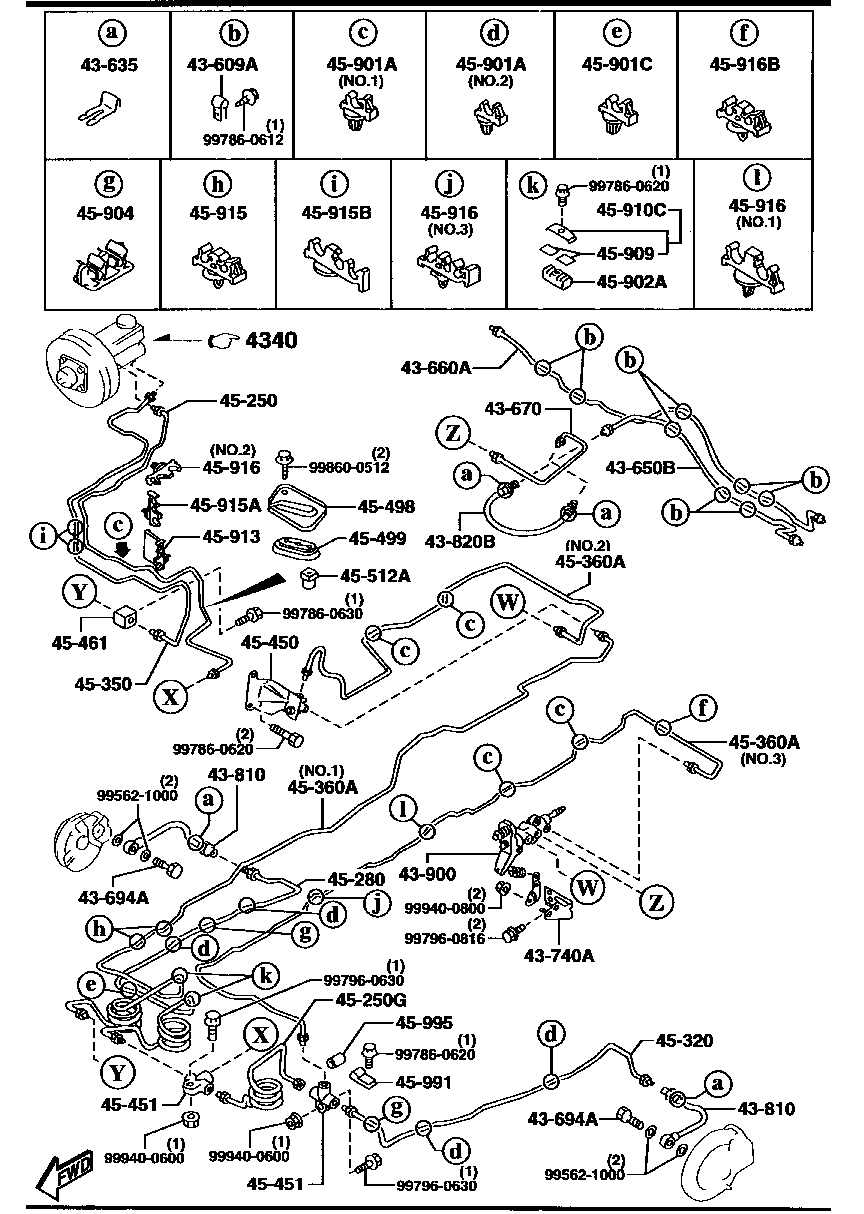 Tuberías de freno