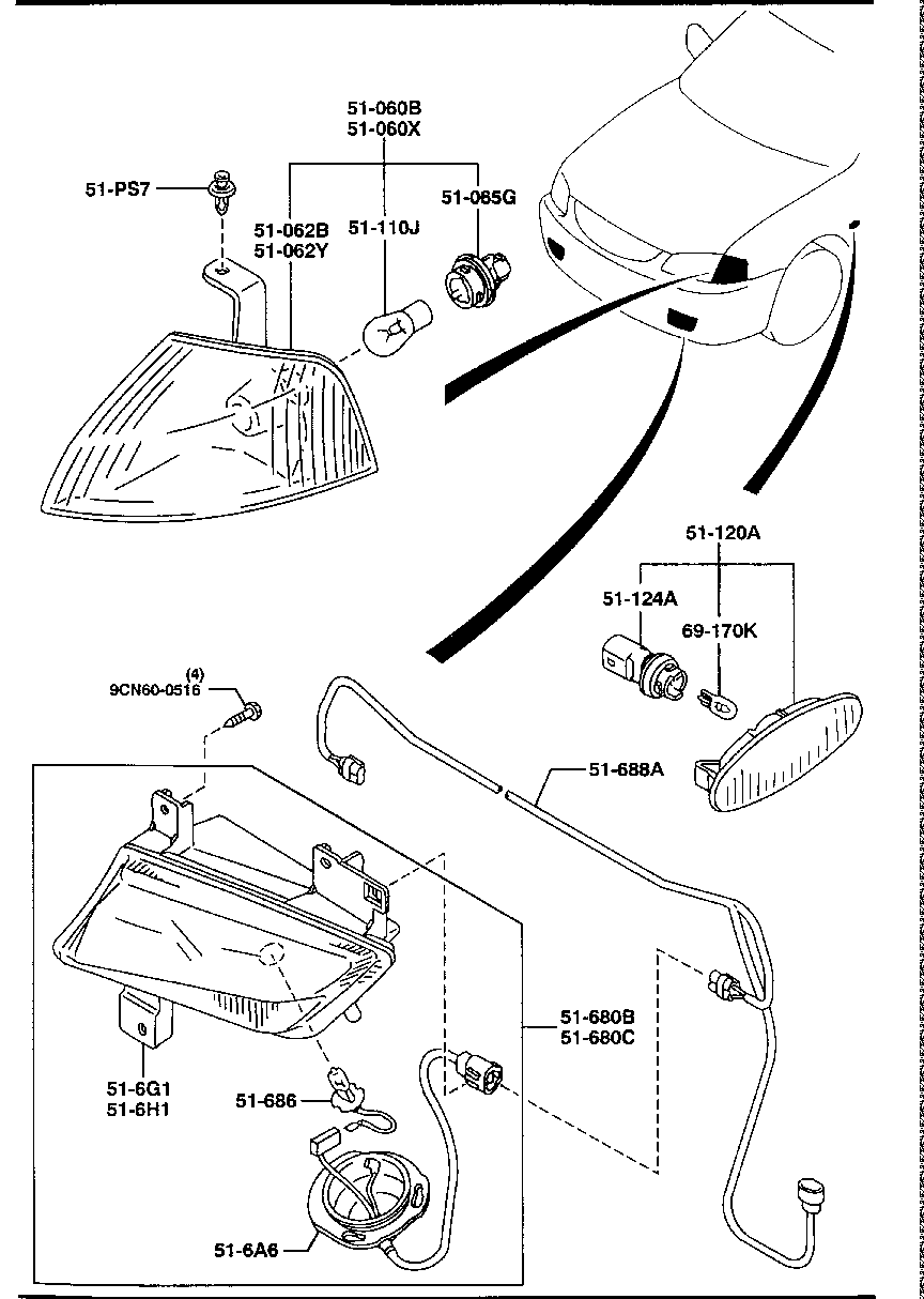 Front Combination Lamps