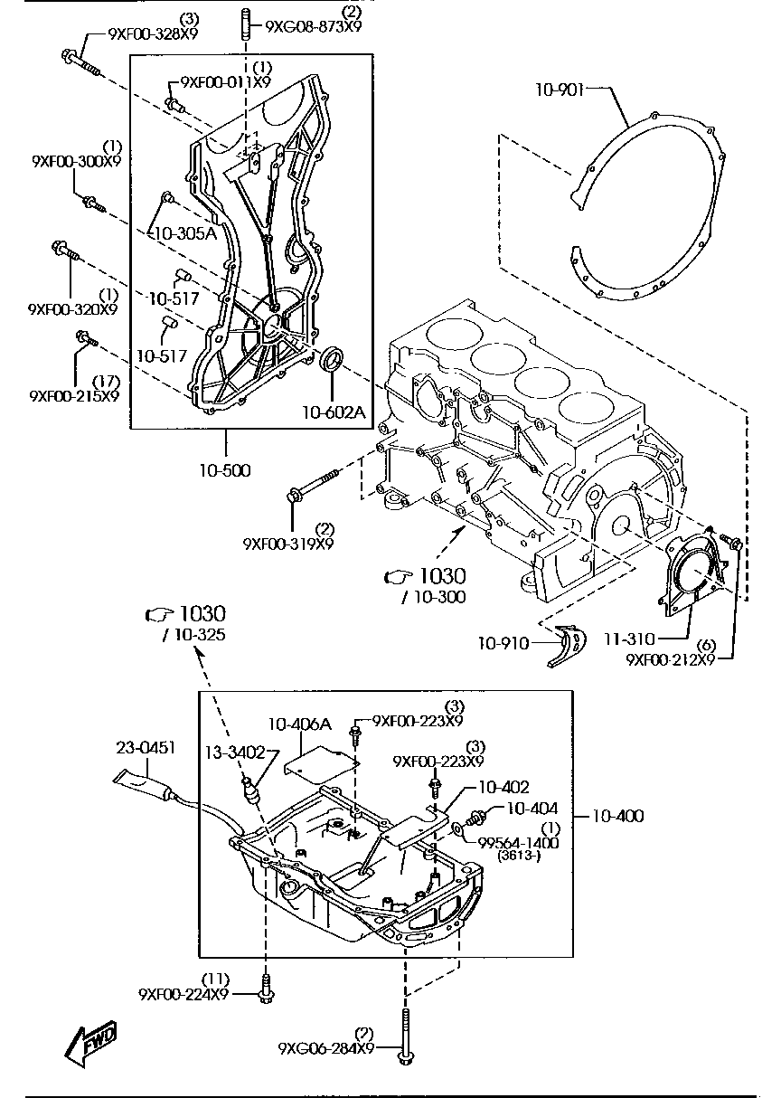 Oil Pan & Timing Cover