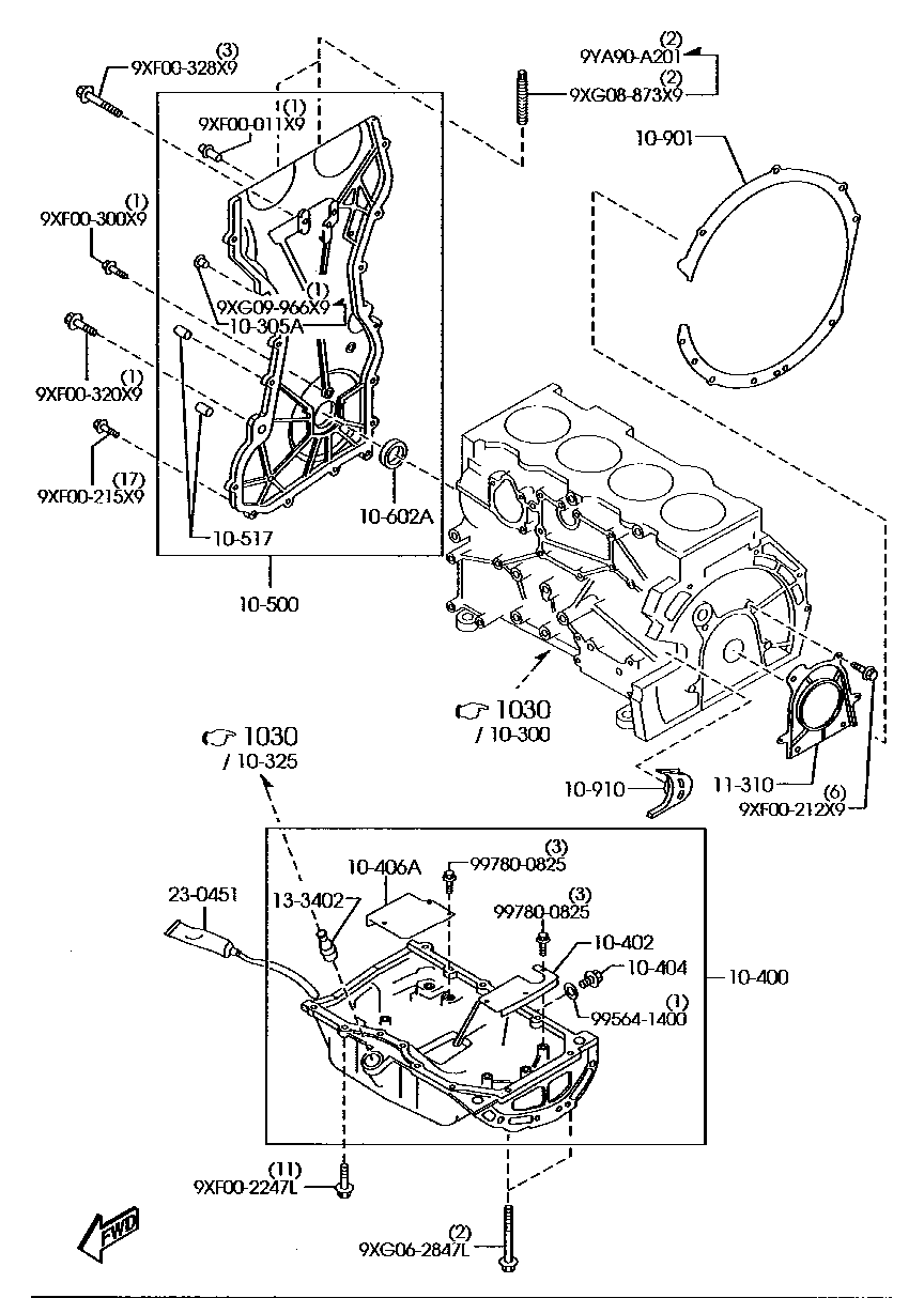 Oil Pan & Timing Cover