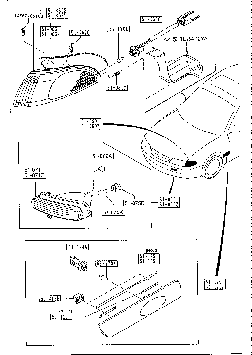 Front Combination Lamps