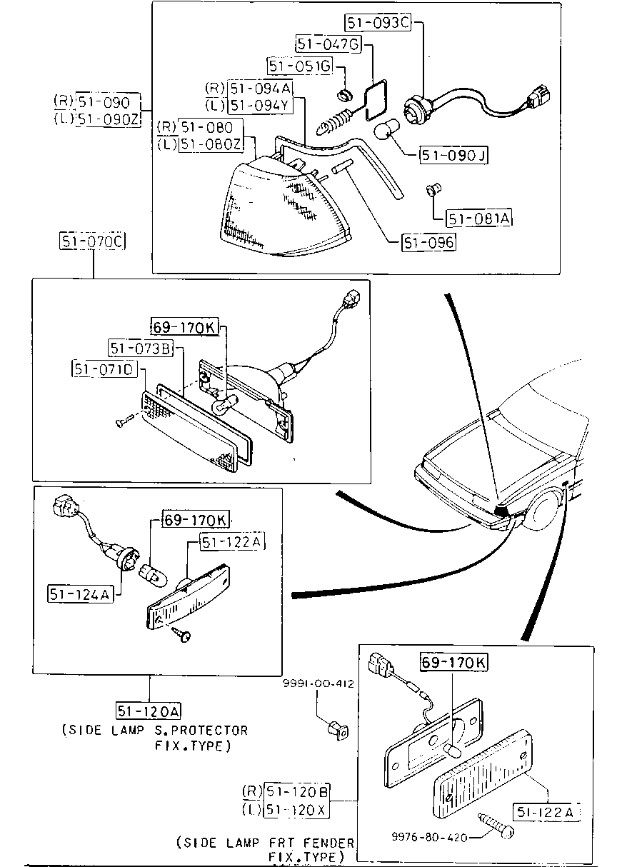 Front Combination Lamps