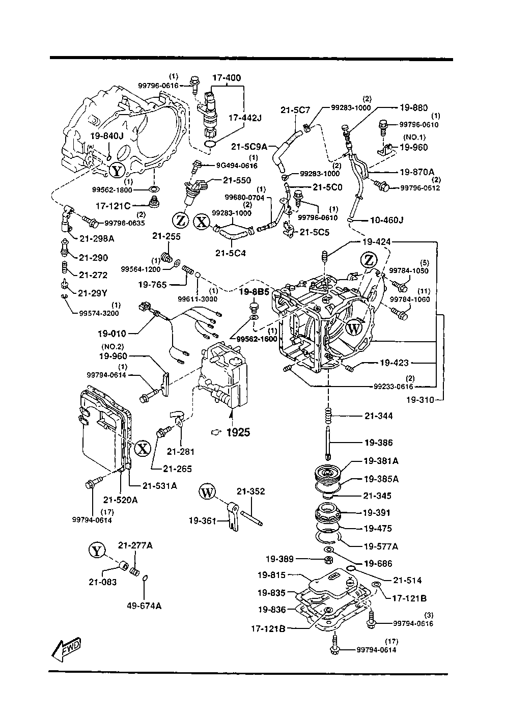 Transmission Case & Main Control System