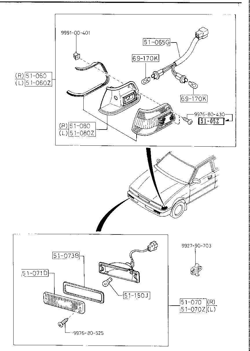 Front Combination Lamps