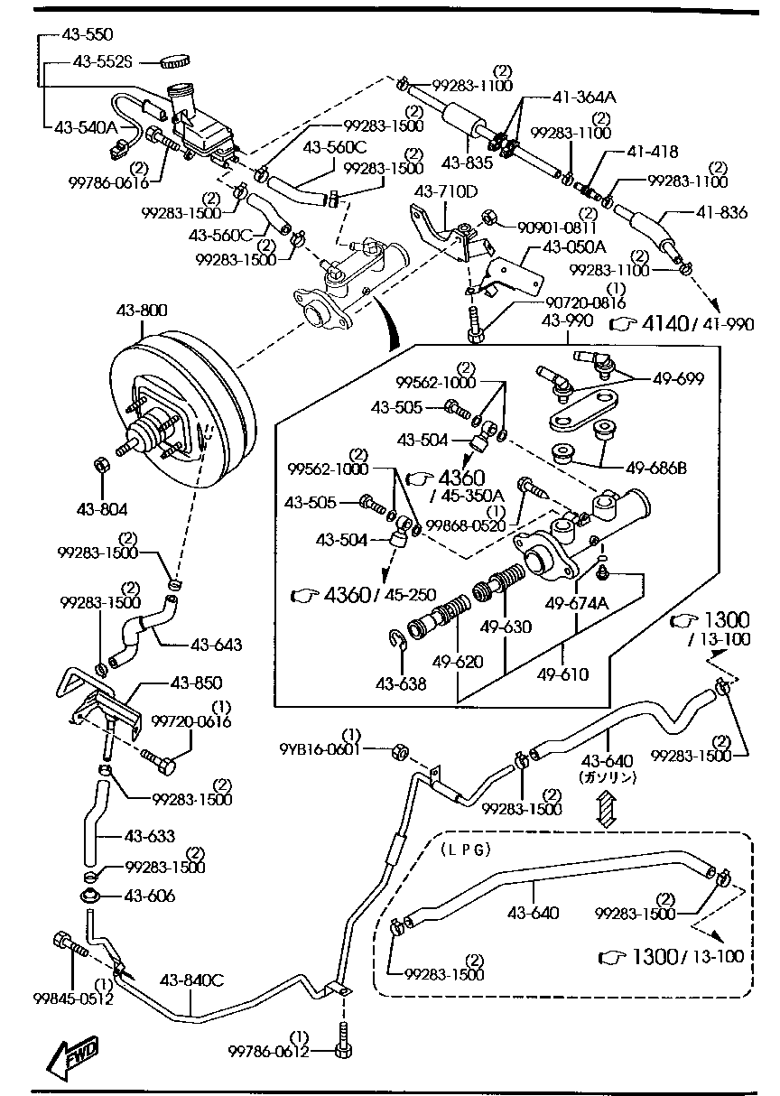 Brake Master Cylinder & Power Brake