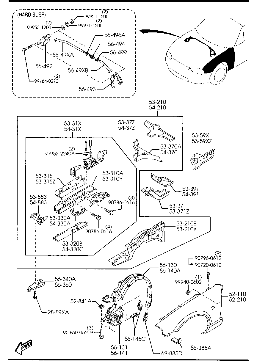 Fender & Wheel Apron Panels