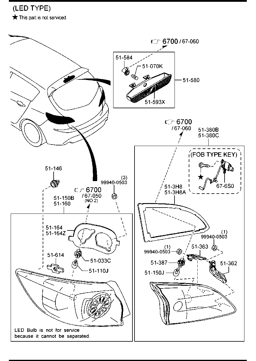 Rear Combination Lamps