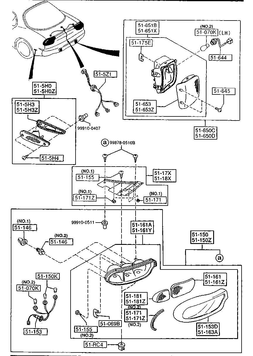 Rear Combination Lamps