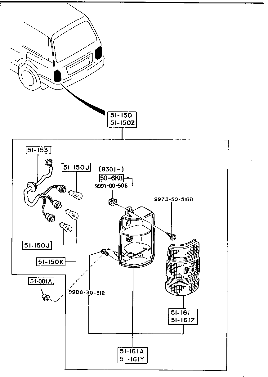 Rear Combination Lamps