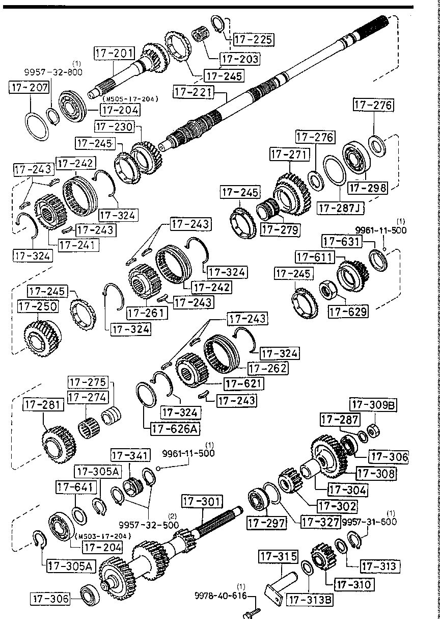 Manual Transmission Gears