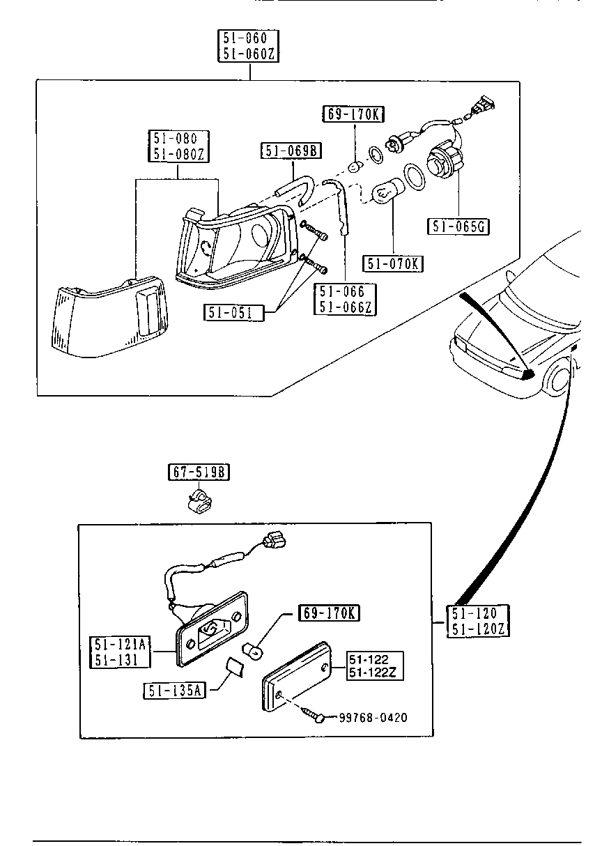 Front Combination Lamps