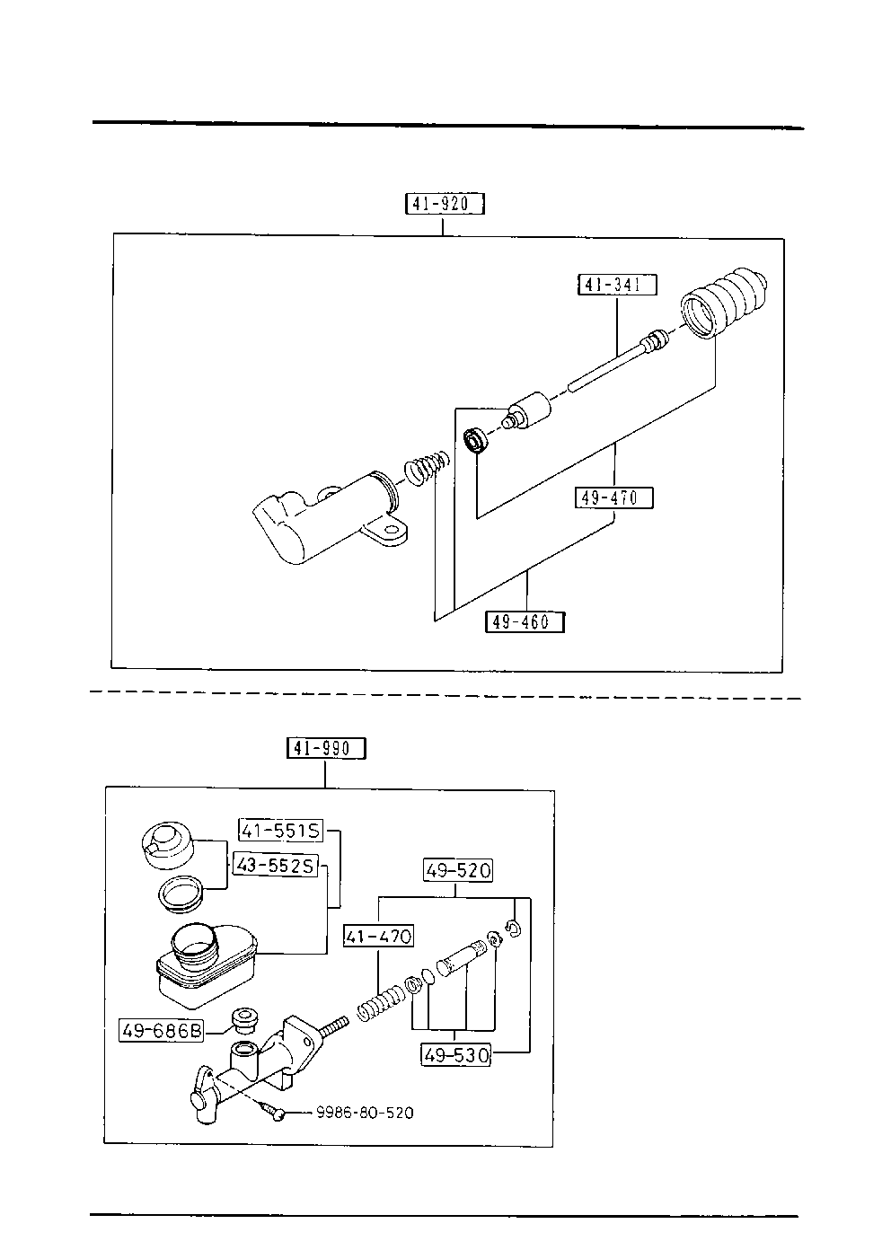 Clutch Release Master Cylinders