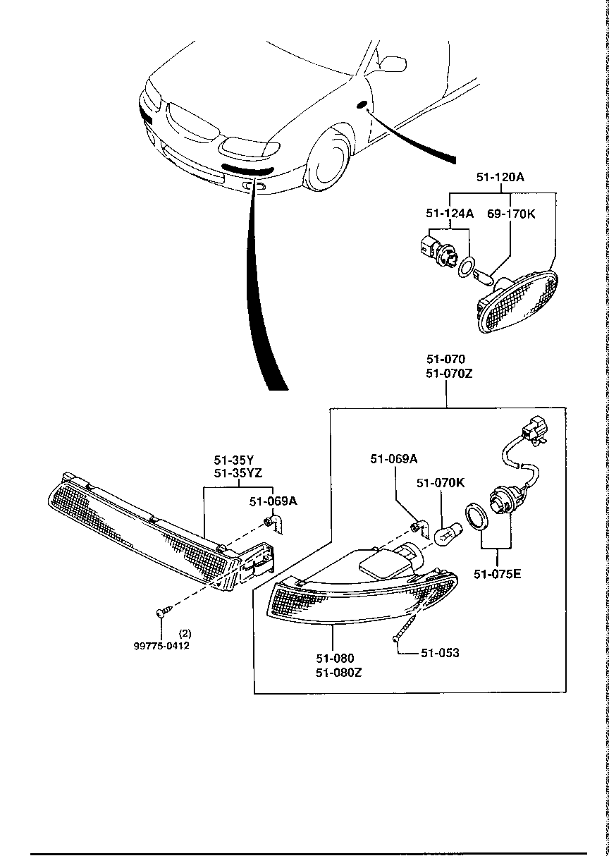 Front Combination Lamps