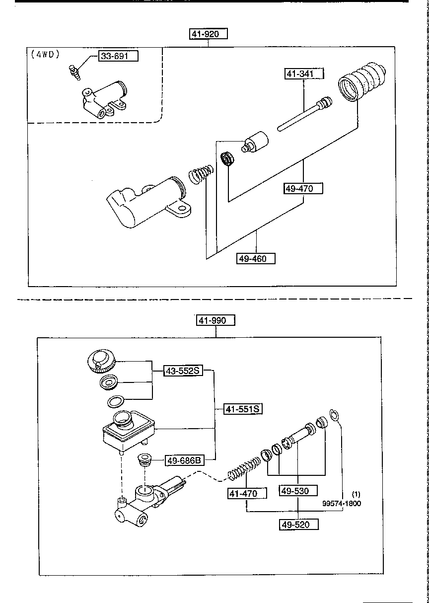 Clutch Release Master Cylinders