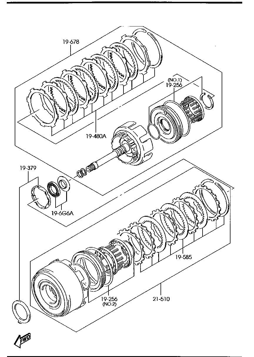 Direct Clutch & Input Shaft