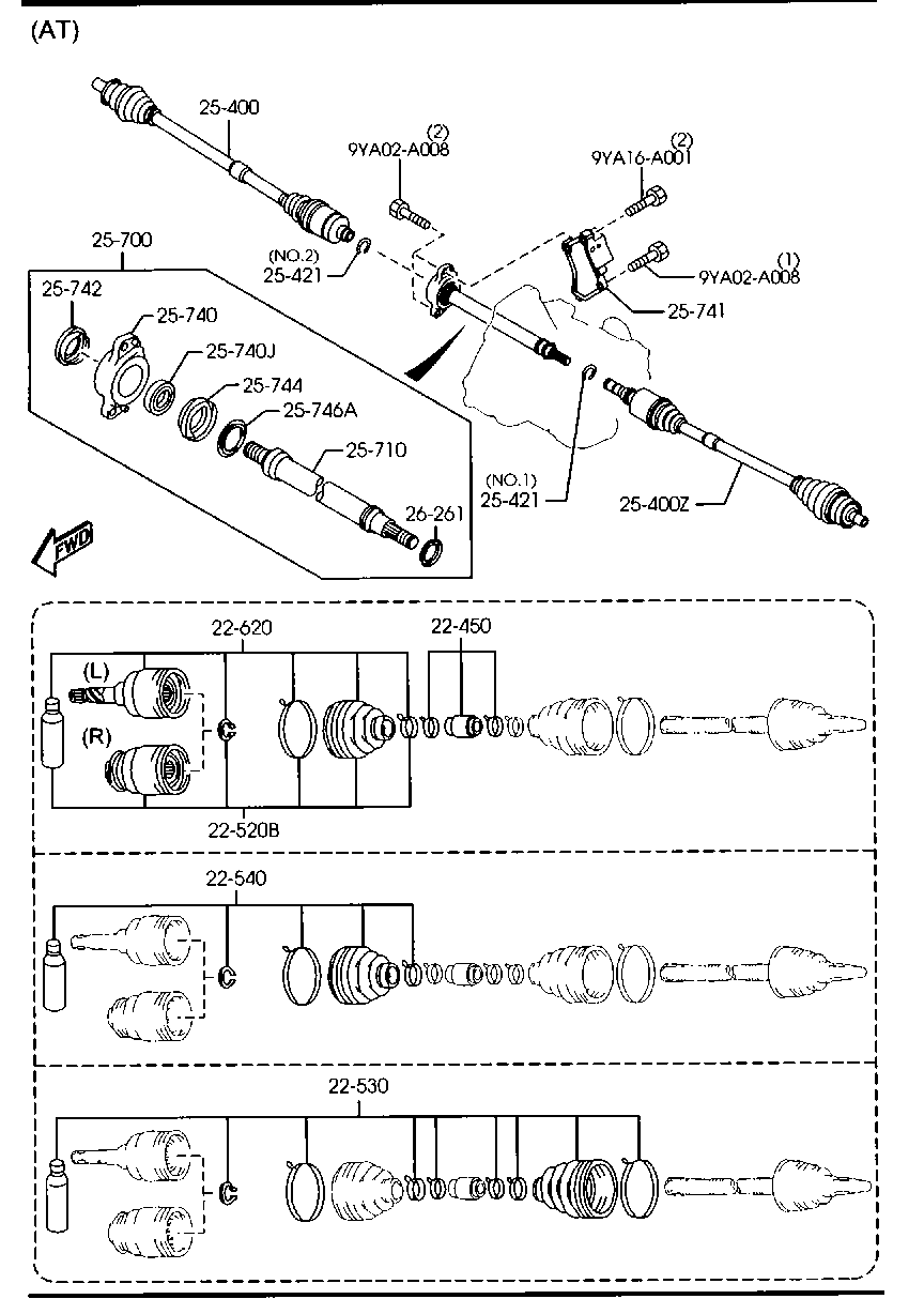 Front Drive Shafts