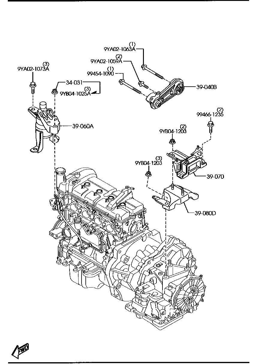 Engine Transmission Mountings