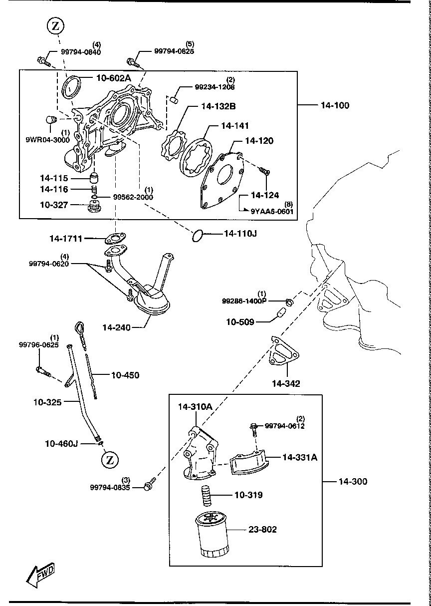 Oil Pump, Filter