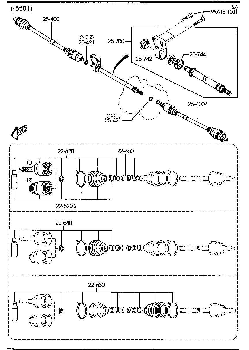Front Drive Shafts