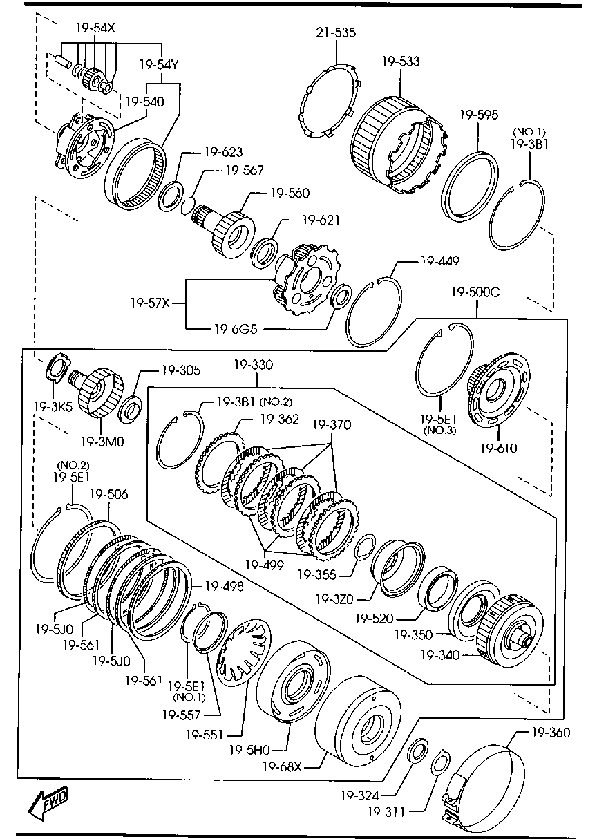Automatic Transmission Clutch & Planetary Gear