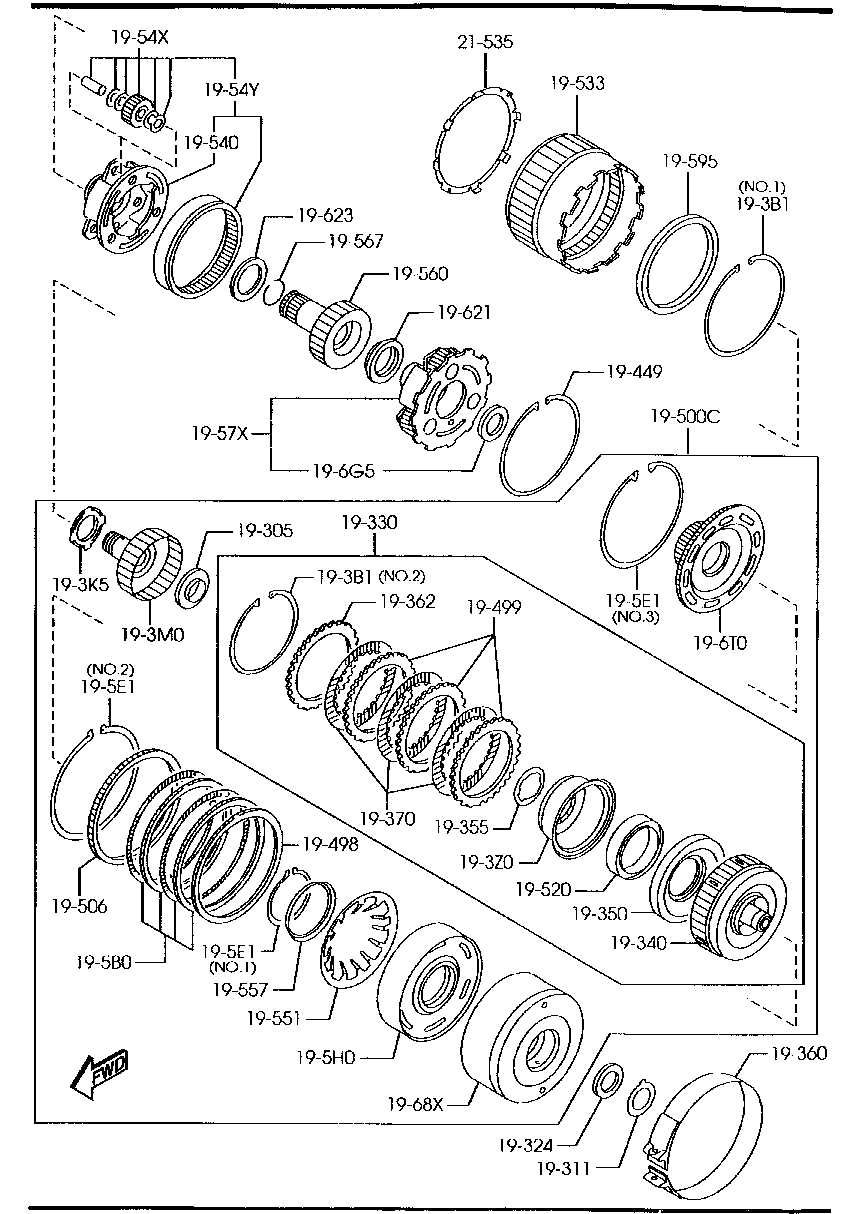 Transmission Clutches & Planetary Gears