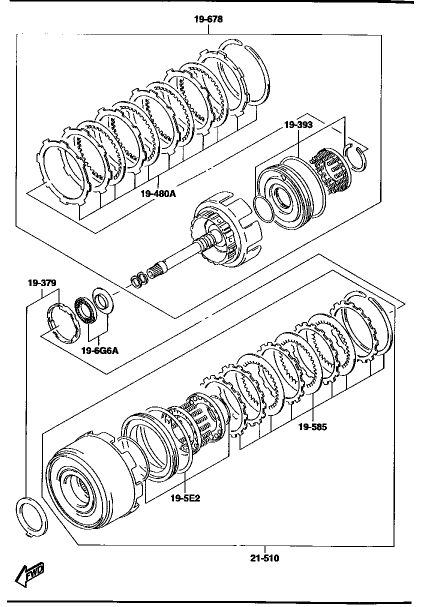 Direct Clutch & Input Shaft