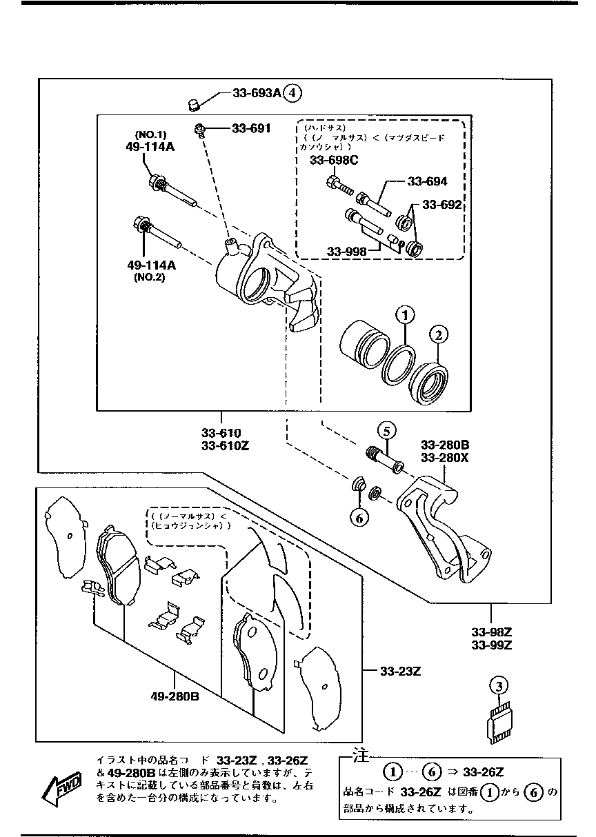 Front Brake Mechanisms
