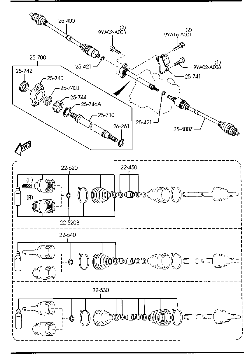 Front Drive Shafts