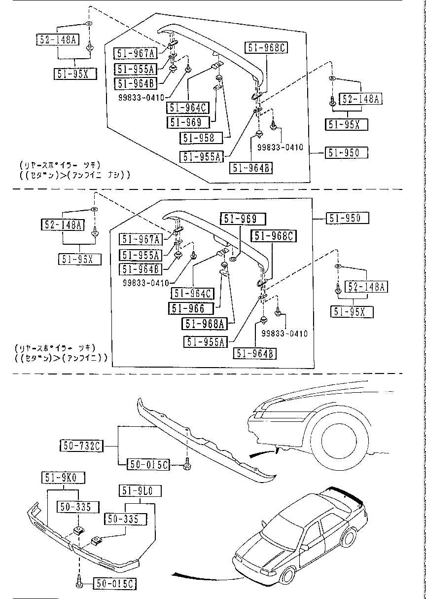 Spoilers & Related Parts